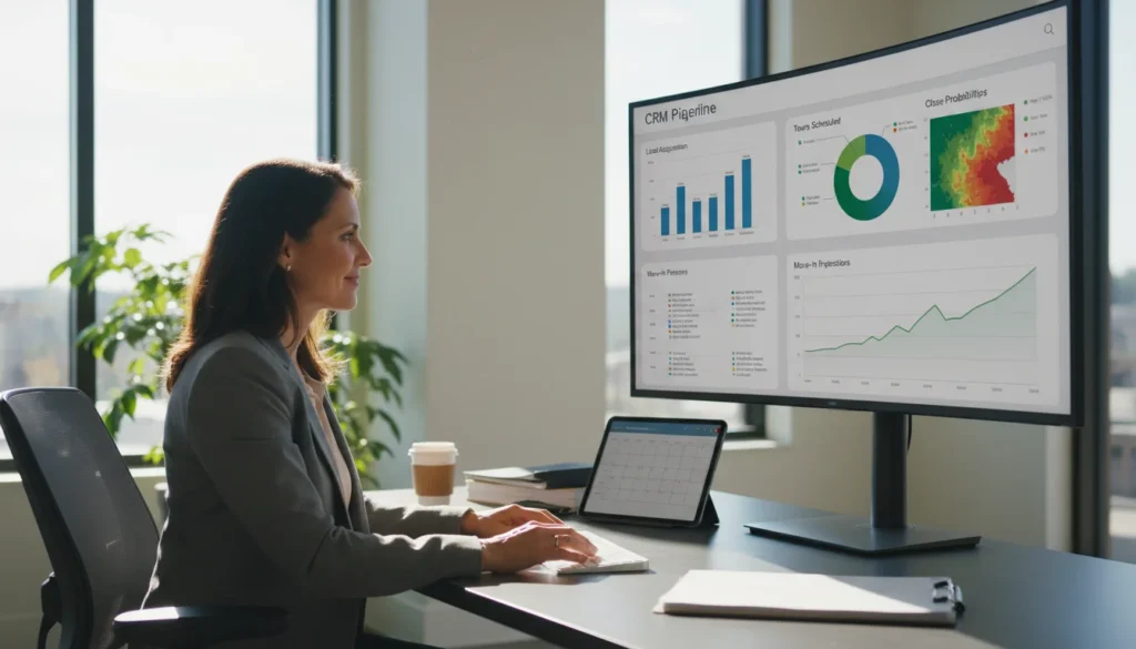Memory care sales pipeline dashboard used for census forecasting