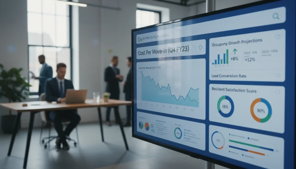 Senior Living Marketing ROI and Occupancy Dashboard