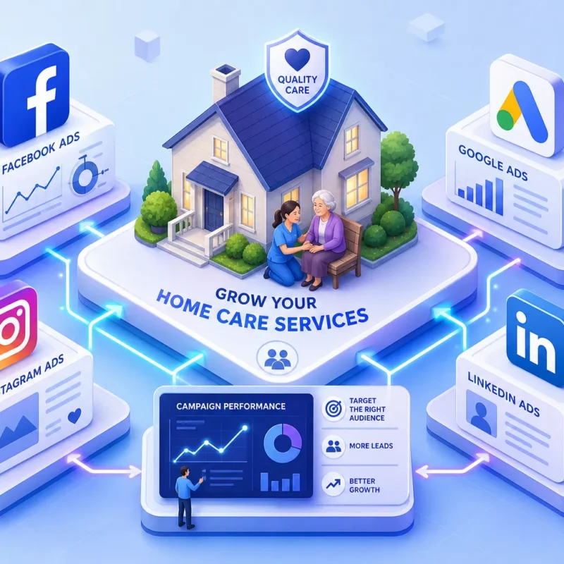 Comparison of the best advertising platforms for home care agencies in 2026
